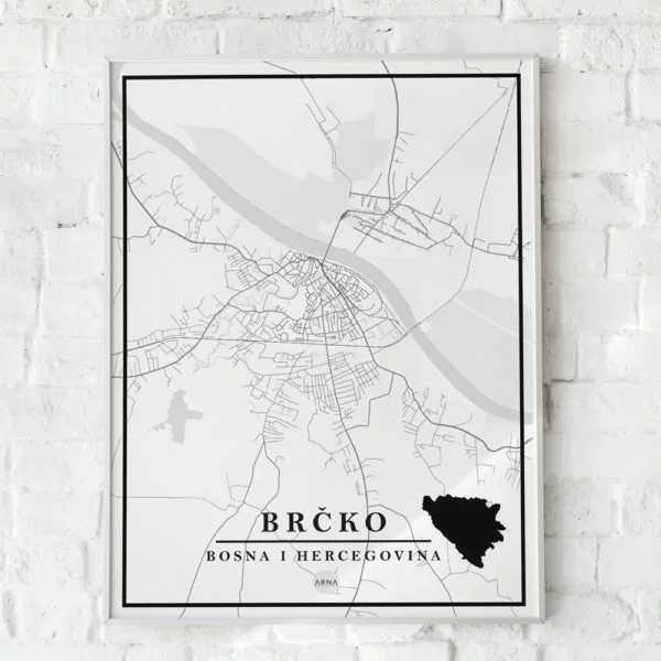 Mapa Brcko